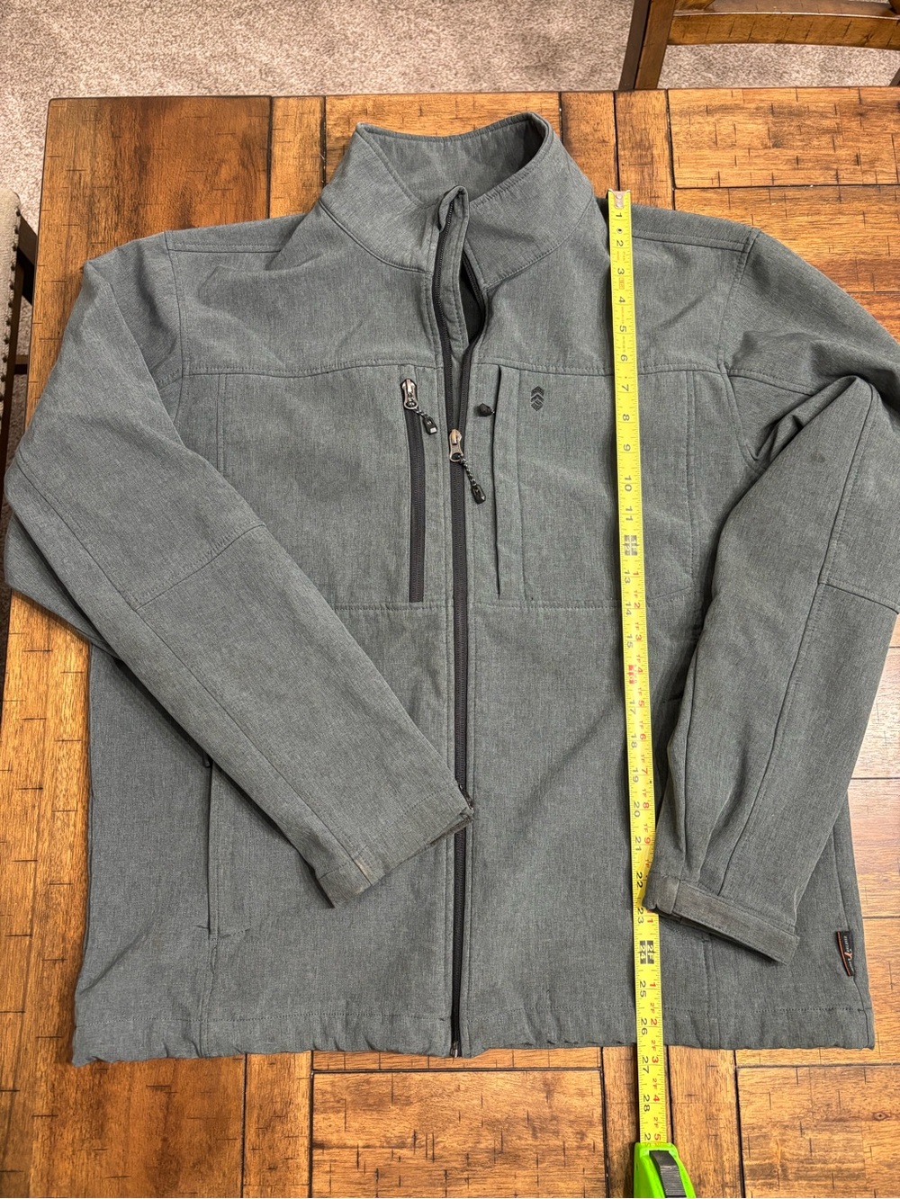 Free Country Men's Gray Lightweight Softshell Jacket